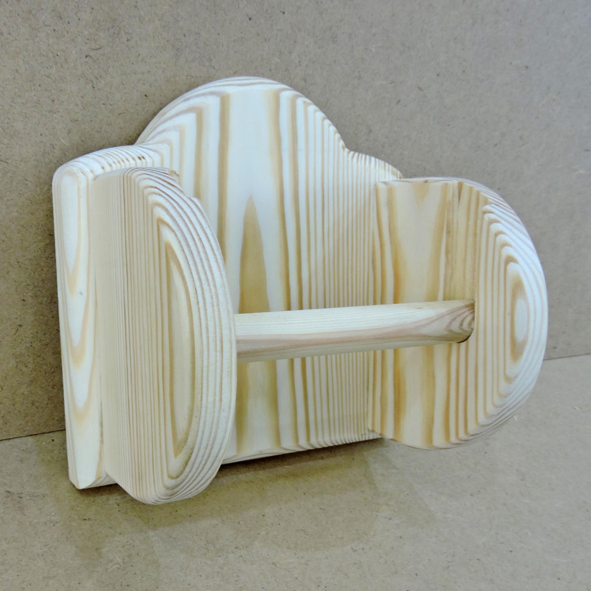 

Держатель для туалетной бумаги из натурального дерева IZD Вольфрам настенный Бланже 19х19х12 см ДТБ-000901