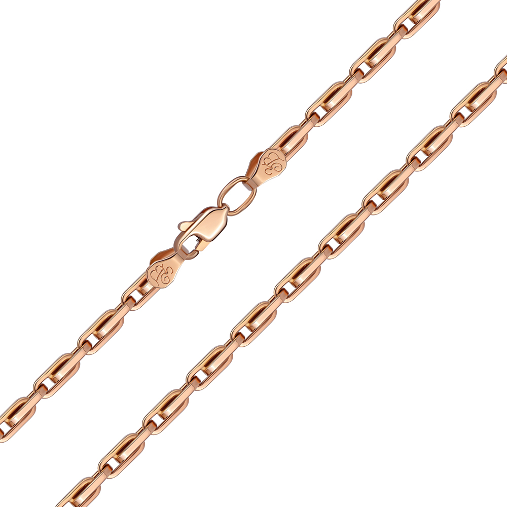 

Браслет из красного золота, 3,5мм 000141482 22 размера