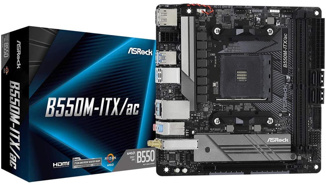 

Материнская плата ASRock B550M-ITX/AC (90-MXBDH0-A0UAYZ) Over-Stock