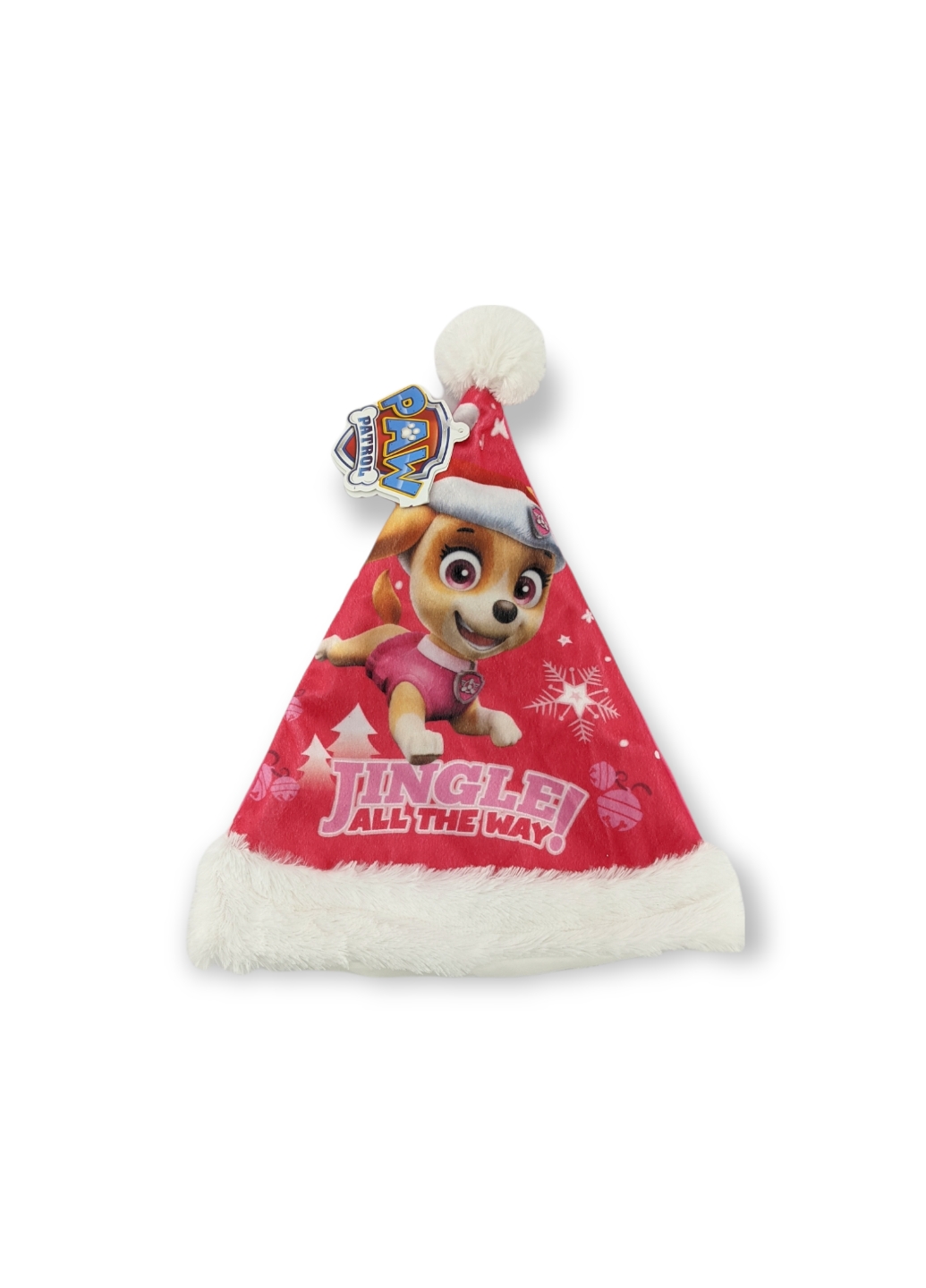 

Новогодний колпак Щенячий патруль Santa Hat розовый-белый PM2-10423
