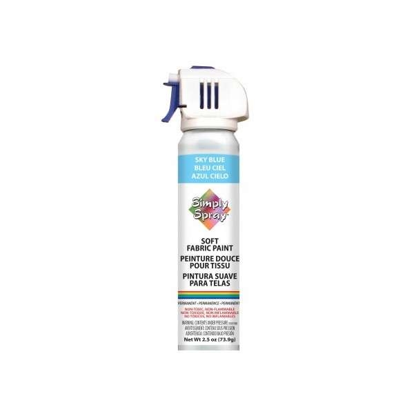 

Голубая спрей-краска для ткани Simply Spray Soft Fabric Paint, 73.9 мл