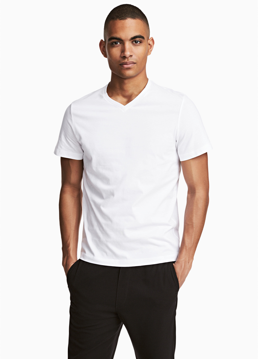 

Футболка H&M XL Белый 0219154_белый_02