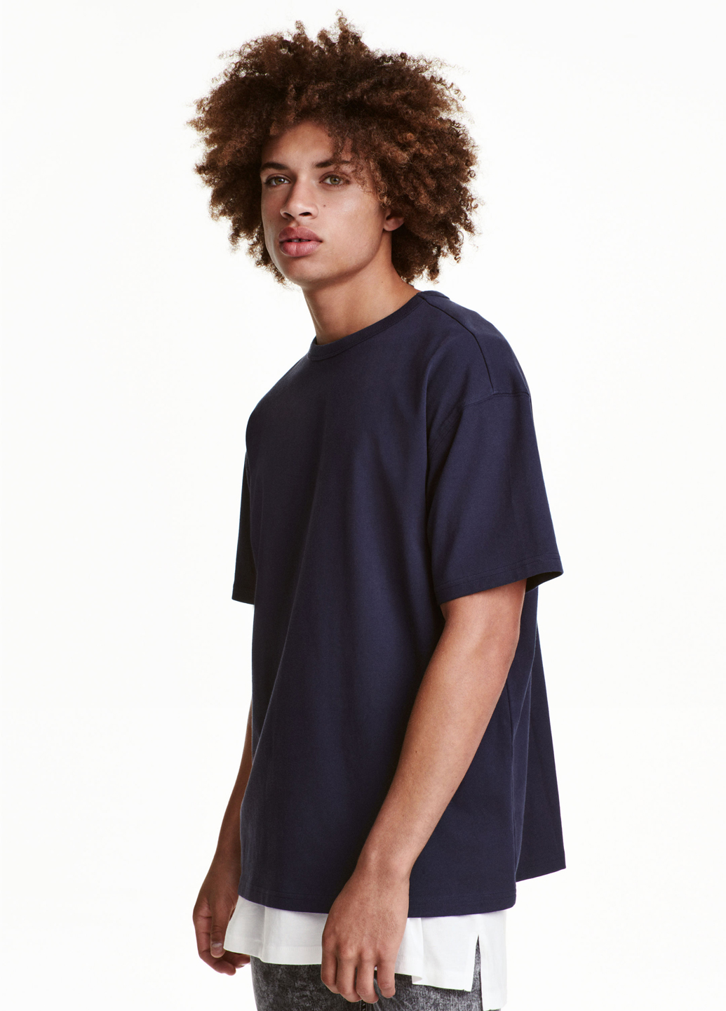 

Футболка H&M XS темно-синий. 0439523