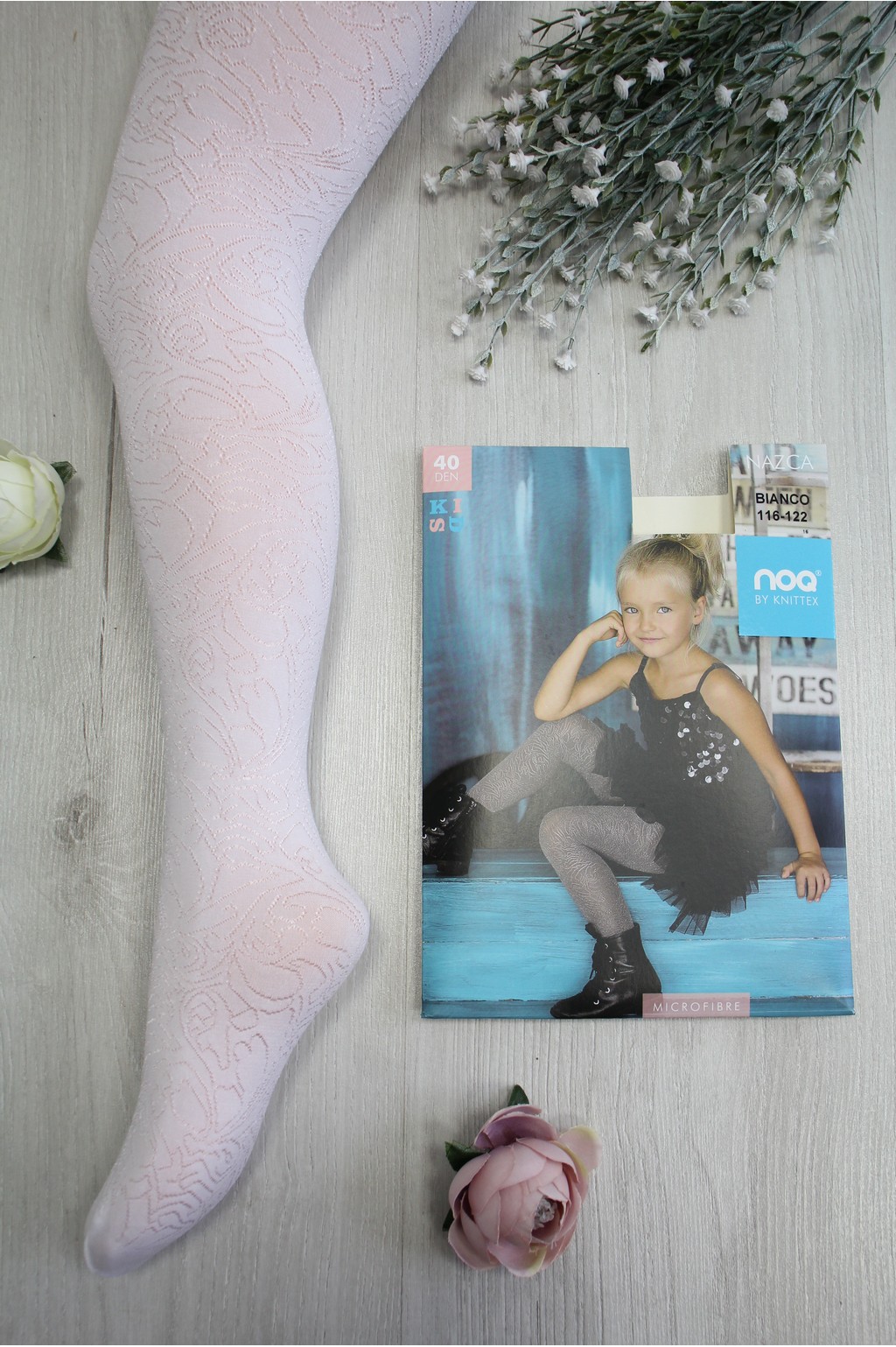 

Колготки Knittex 116-122 / 6-7 лет см Белый
