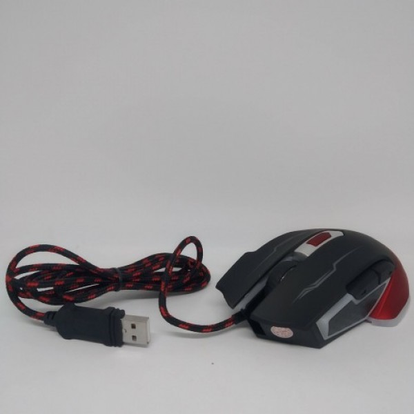 

Игровая проводная мышь JEDEL GM740, Черный/Красный