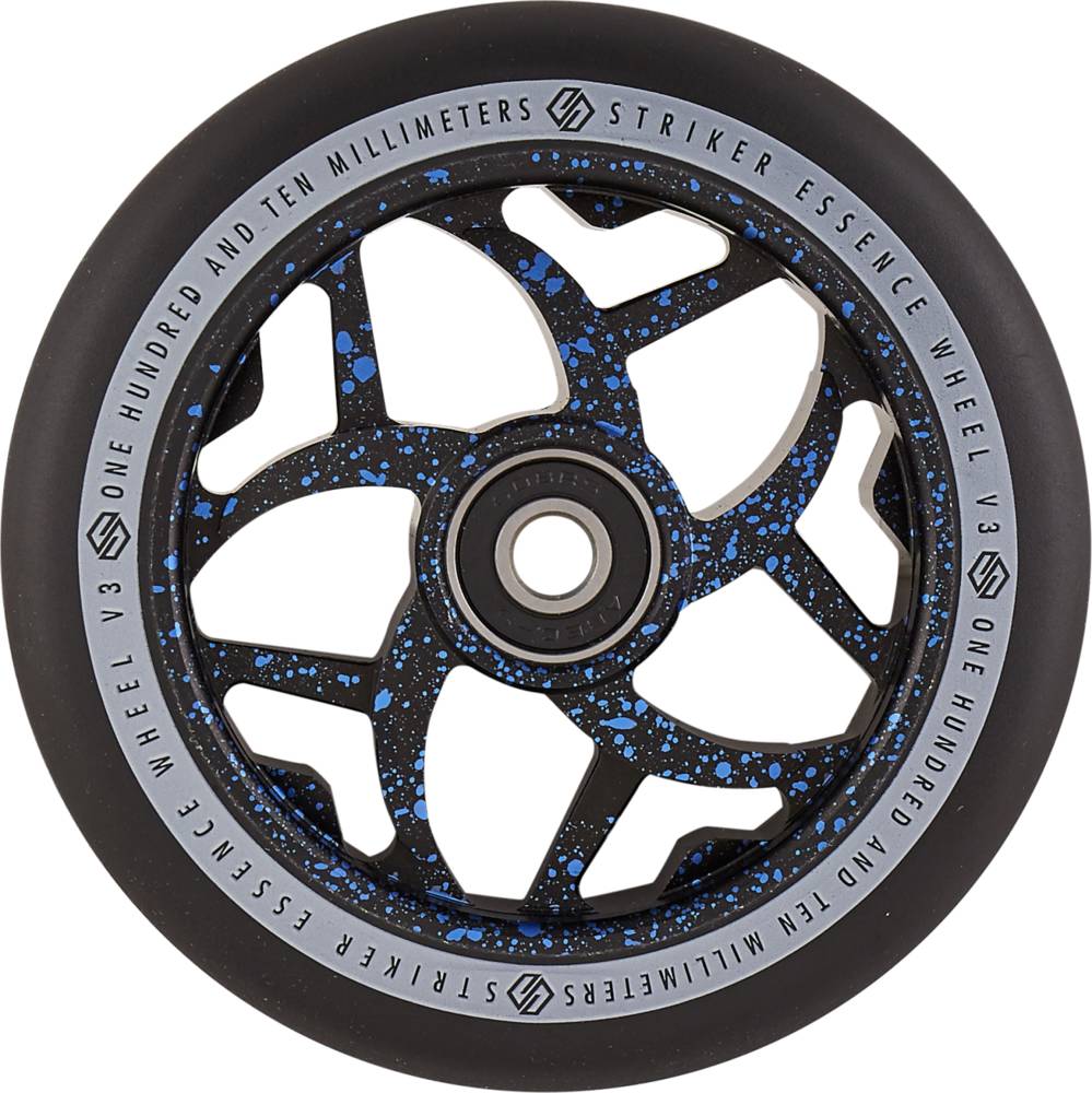 

Колесо для трюкового самоката Striker Essence V3 Black Pro Scooter Wheel 110 мм Blue Splash (sa-23267)