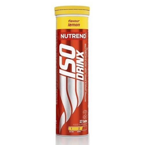 

Ізотоніки та гелі Nutrend Isodrinx Tabs, 12 таб Малина