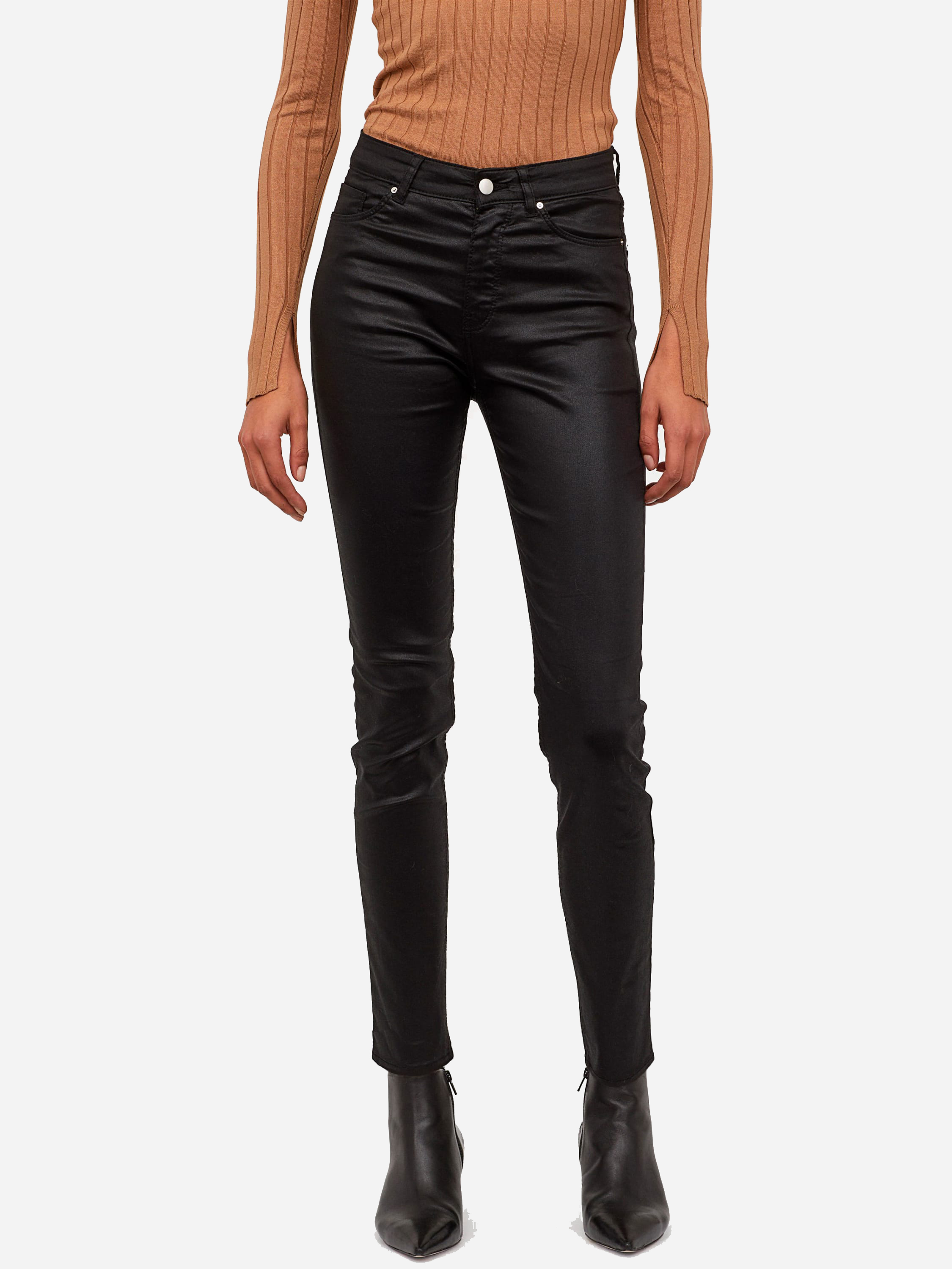 

Джинсы H&M 5622458 44 Черные блеск