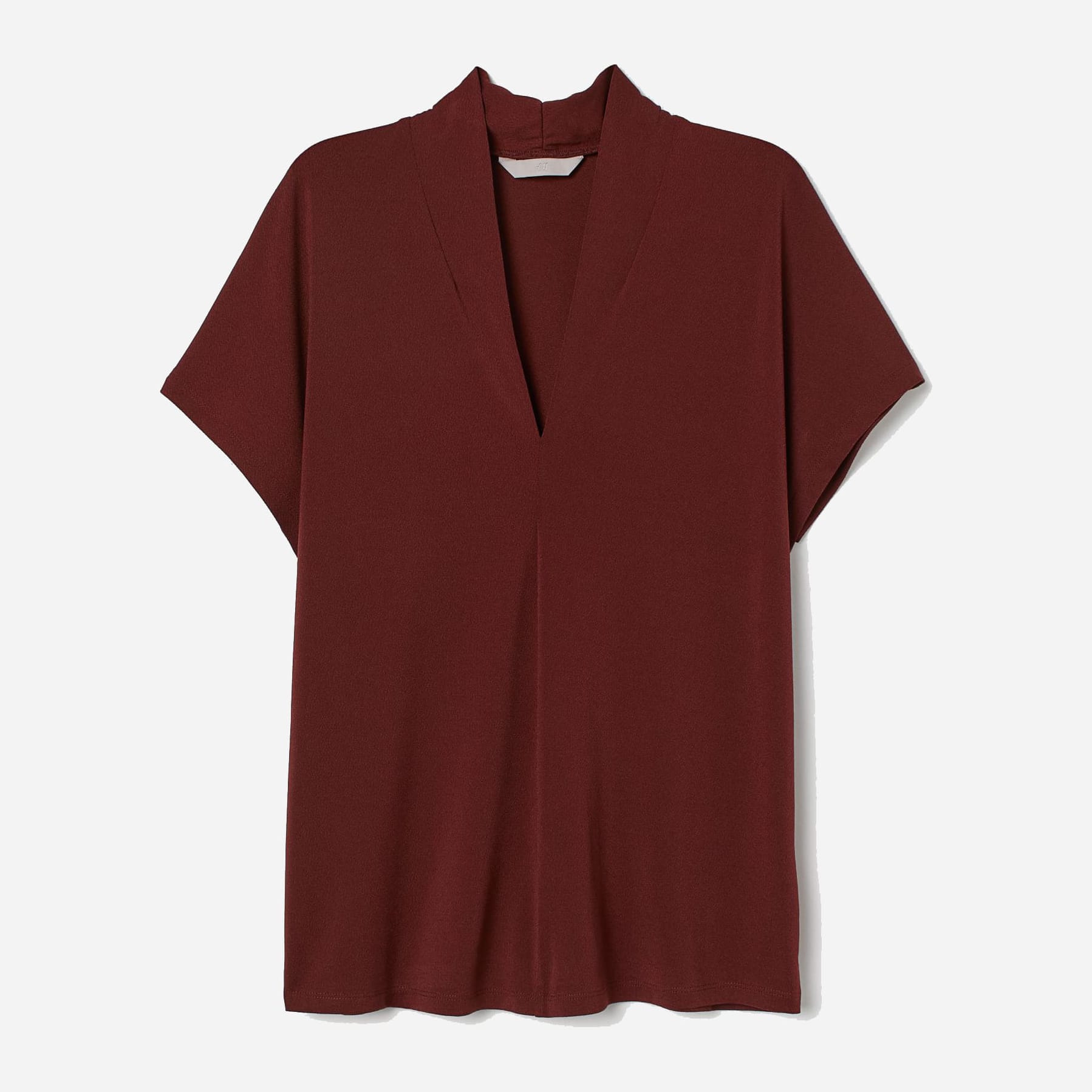 

Блузка H&M 1011-7703150  Бордовая, Блузка H&M 1011-7703150 XS Бордовая