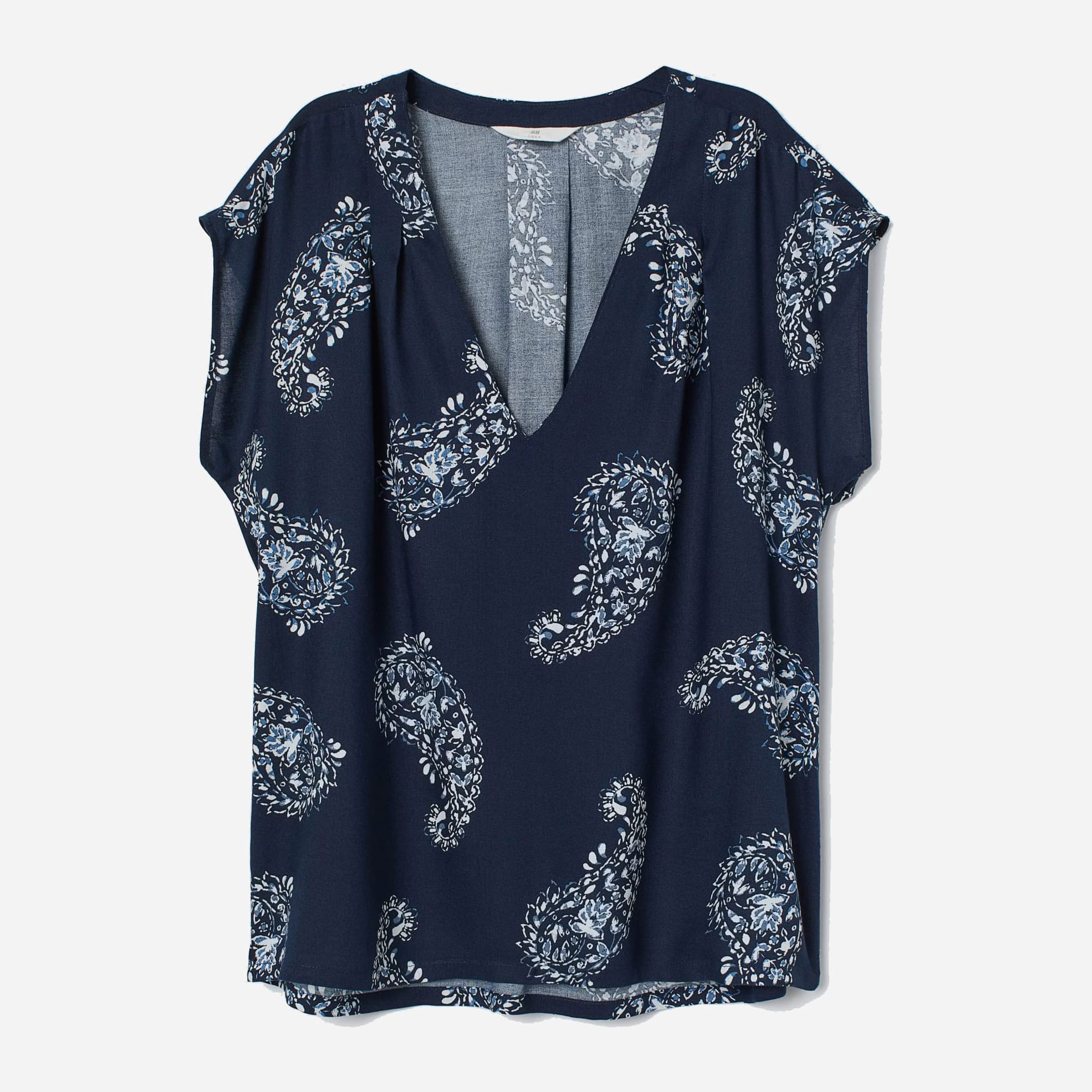 

Блузка H&M 1111-753237  Темно-синяя, Блузка H&M 1111-753237 34 Темно-синяя
