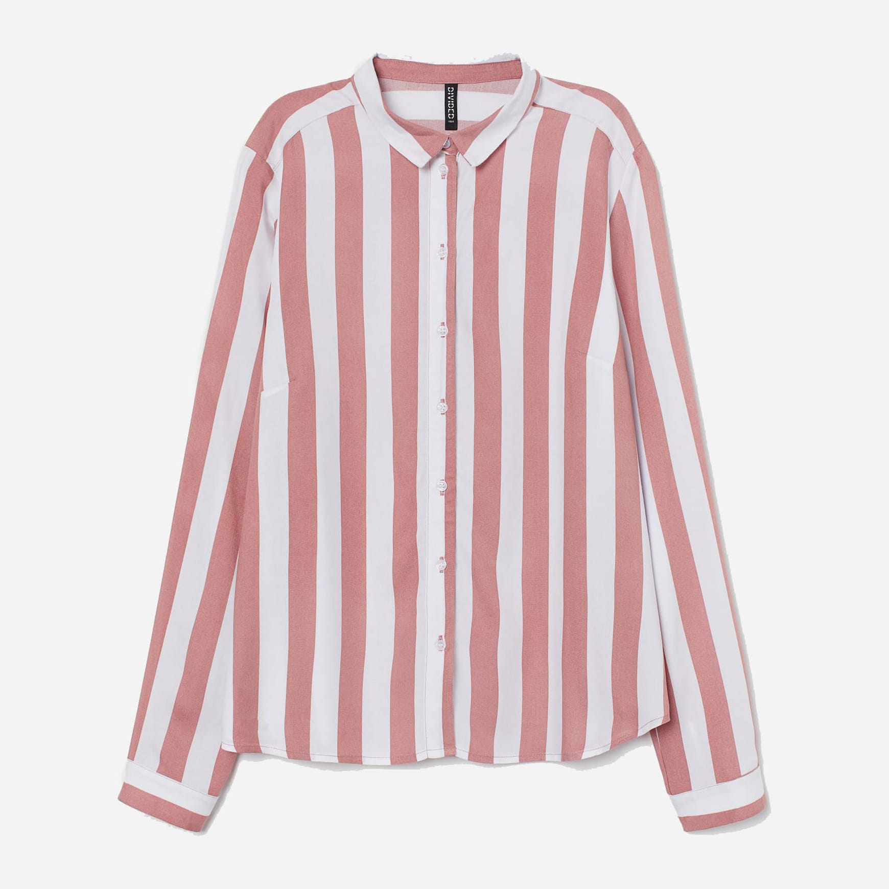 

Рубашка H&M 1111-689389  Белая с пудровым, Рубашка H&M 1111-689389 32 Белая с пудровым