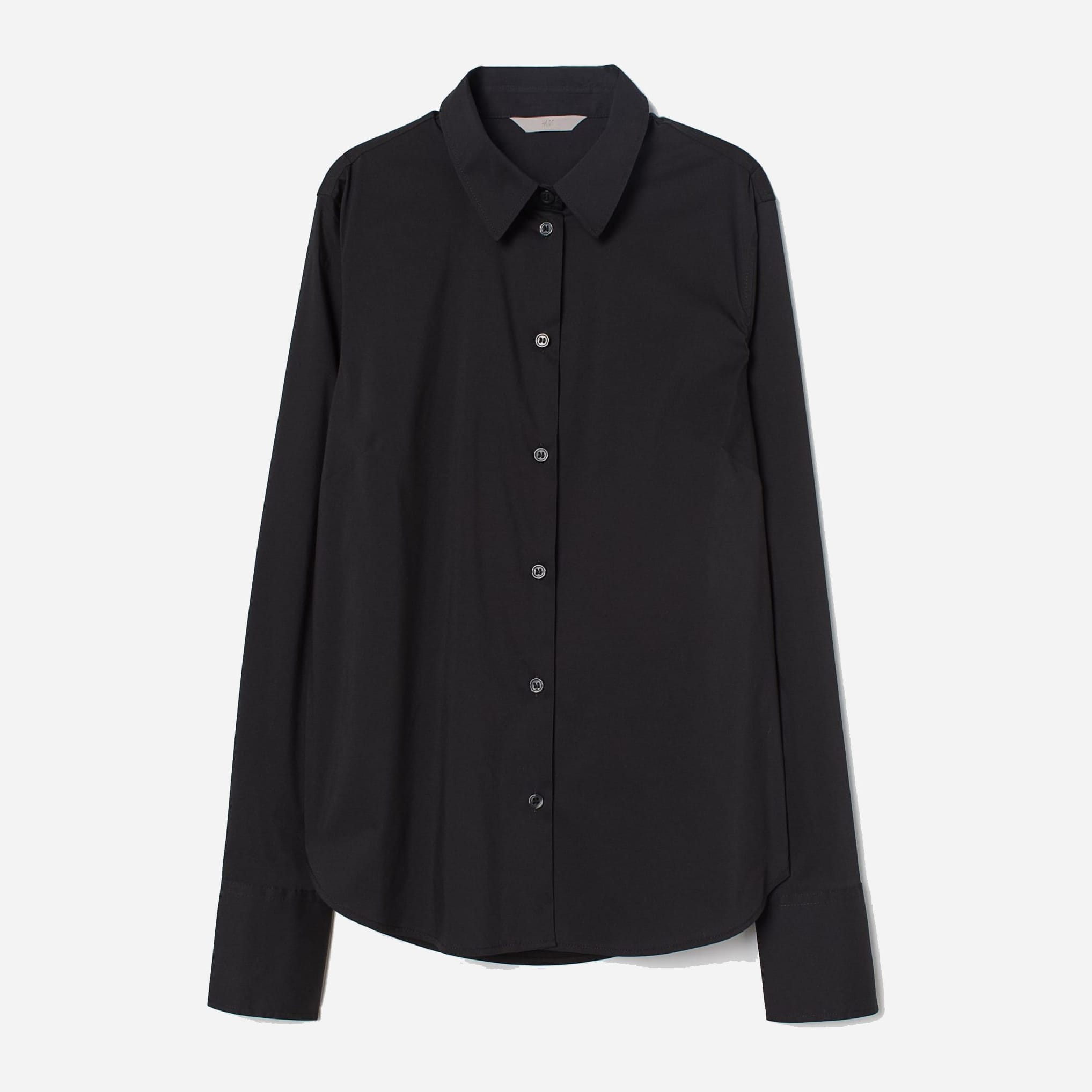 

Рубашка H&M 1803-8509171 46 Черная
