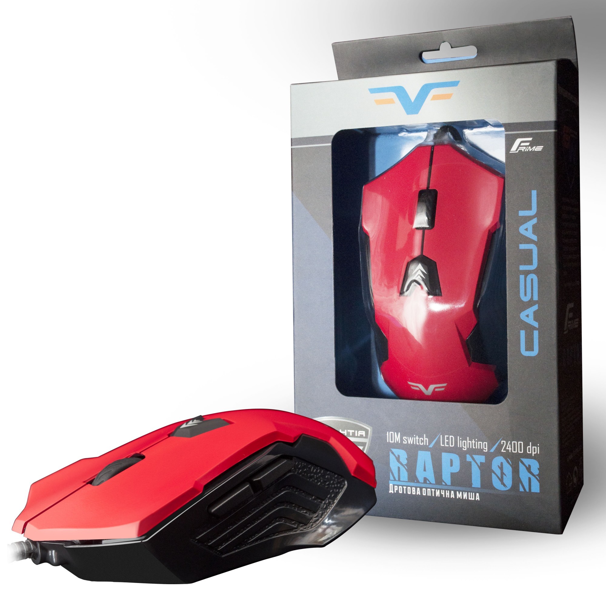 

Мышь Frime Raptor Red
