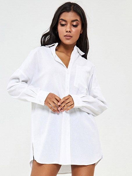 

Рубашка Katarina Ivanenko KIC00105 -XXL Белая, Рубашка Katarina Ivanenko KIC00105 XL-XXL Белая
