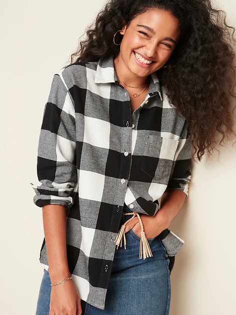 

Рубашка Old Navy 907325511  Черная с белым, Рубашка Old Navy 907325511 XS Черная с белым