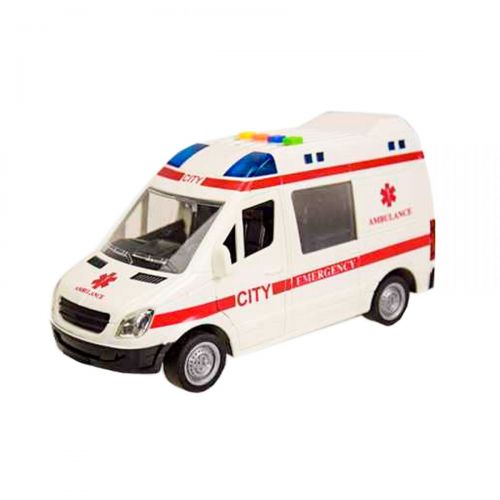 

Машинка "Скорая" из серии "Автопром" 7669D (15-119675)