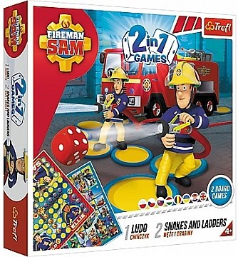 

Настольная игра 2в1 "Лудо. Змеи и лестницы . Пожарный Сэм" - Trefl (20-887277)