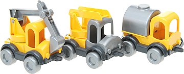 

Набор машинок "Kid Cars", Строитель - Wader (20-446035)