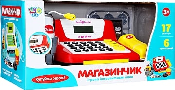 

Кассовый аппарат "Магазинчик", красный - Limo Toy (20-966844)