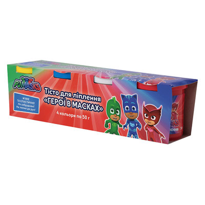 

Масса для лепки Перо PJ Masks 4 баночки (4820171712863) (10-544893)