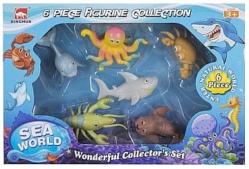 

Набор игровых фигурок "Жители океана", 6 шт - Dingua (20-818056)