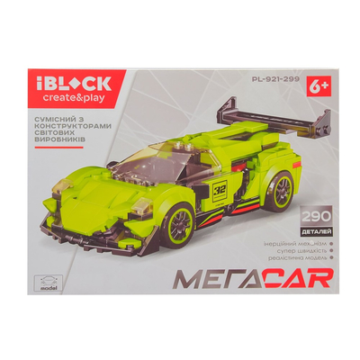 

Конструктор IBLOCK Senna GTR GT3 (PL-921-299) (10-568827)