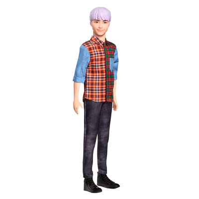 

Кукла Barbie Fashionistas Кен в рубашке в клеточку (DWK44/GYB05) (10-567459)