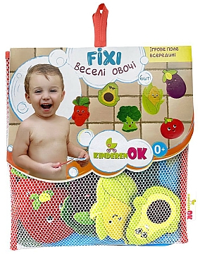 

Набор для купания, фигурки на присосках "Веселые овощи" - Kinderenok (20-1015074)