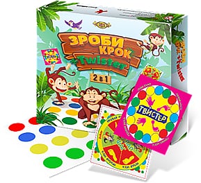 

Игра 2в1 "Сделай шаг+Twister" - Мастер (20-1033351)