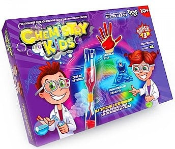 

Безопасный образовательный набор для проведения опытов эконом "Chemistry Kids 2", рус. - Danko Toys (20-637520)