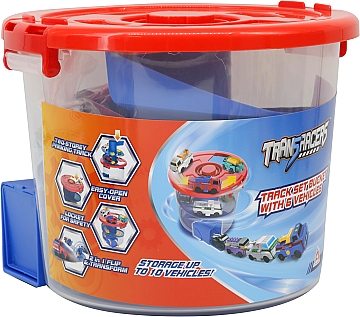

Машинка "Автотрек-ведро с машинками", 6 штук - Transracers (20-1016241)