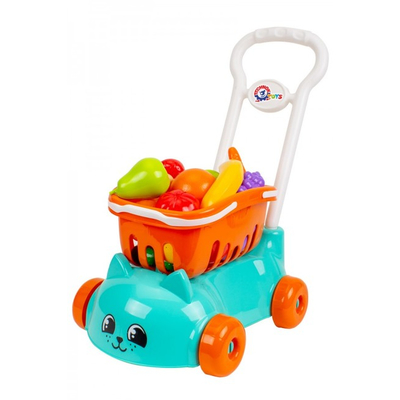 

Игровой набор Technok Тележка для супермаркета голубая (7570) (10-569720)
