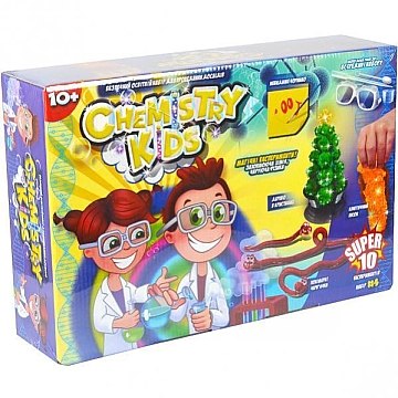 

Безопасный образовательный набор для проведения опытов "Chemistry Kids 4", укр. - Danko Toys (20-637548)