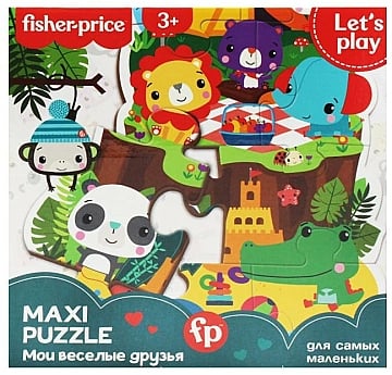 

Пазлы "Макс пазлы. Мои веселые друзья" (рус) - Fisher-Price (20-1029614)