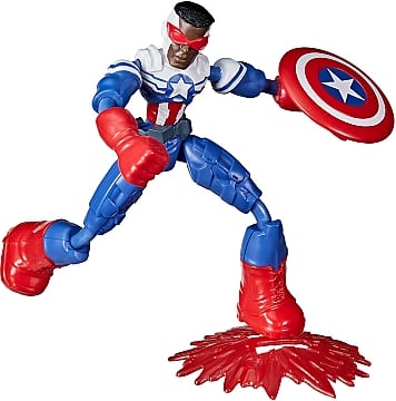 

Фигурка "Avengers", Captain America Bend And Flex - Marvel Hasbro (20-1044040)