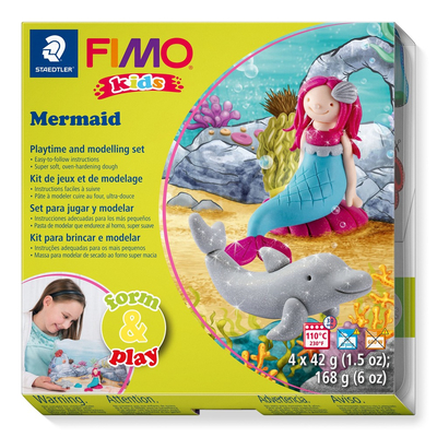 

Набор пластики Fimo kids Русалка (8034 12 LZ) (10-568890)