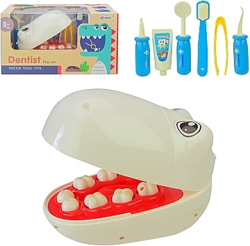 

Игровой набор врача "Стоматолог", 6 предметов - Shantou (20-1041324)