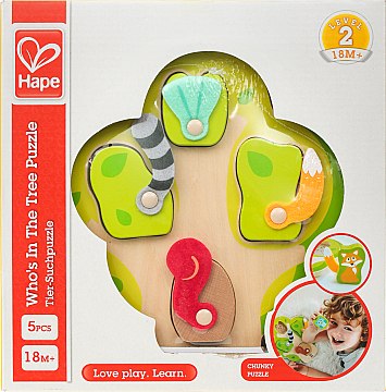 

Пазл "Кто в дереве живет" - Hape (20-571851)