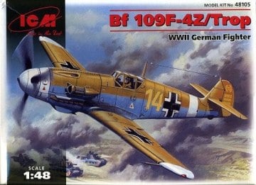 

Истребитель Bf 109F-4z/Trop - ICM (20-77699)