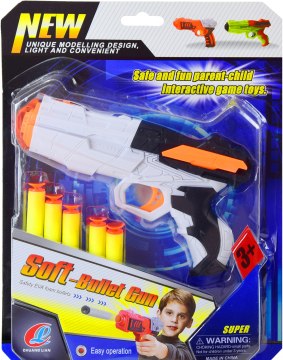 

Игрушечный бластер "Soft-Bullet Gun", белый - Shantou (20-534785)