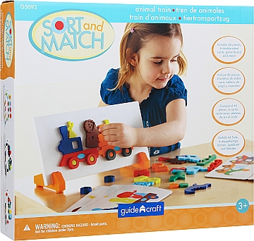

Игровой набор Manipulatives "Поезд с животными" - Guidecraft (20-736164)