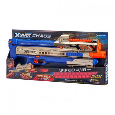 

Скорострельный бластер X-Shot Excel Chaos Golden Orbit с 24 шариками (36414Z) (10-559850)