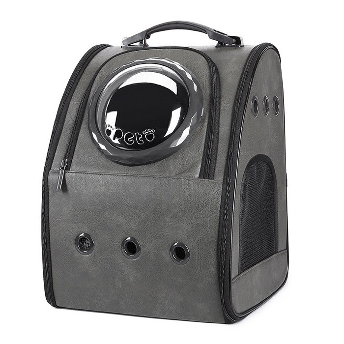 

Большой рюкзак для животных CosmoPet Шаттл XL Серый. Рюкзак-переноска для кошек и собак