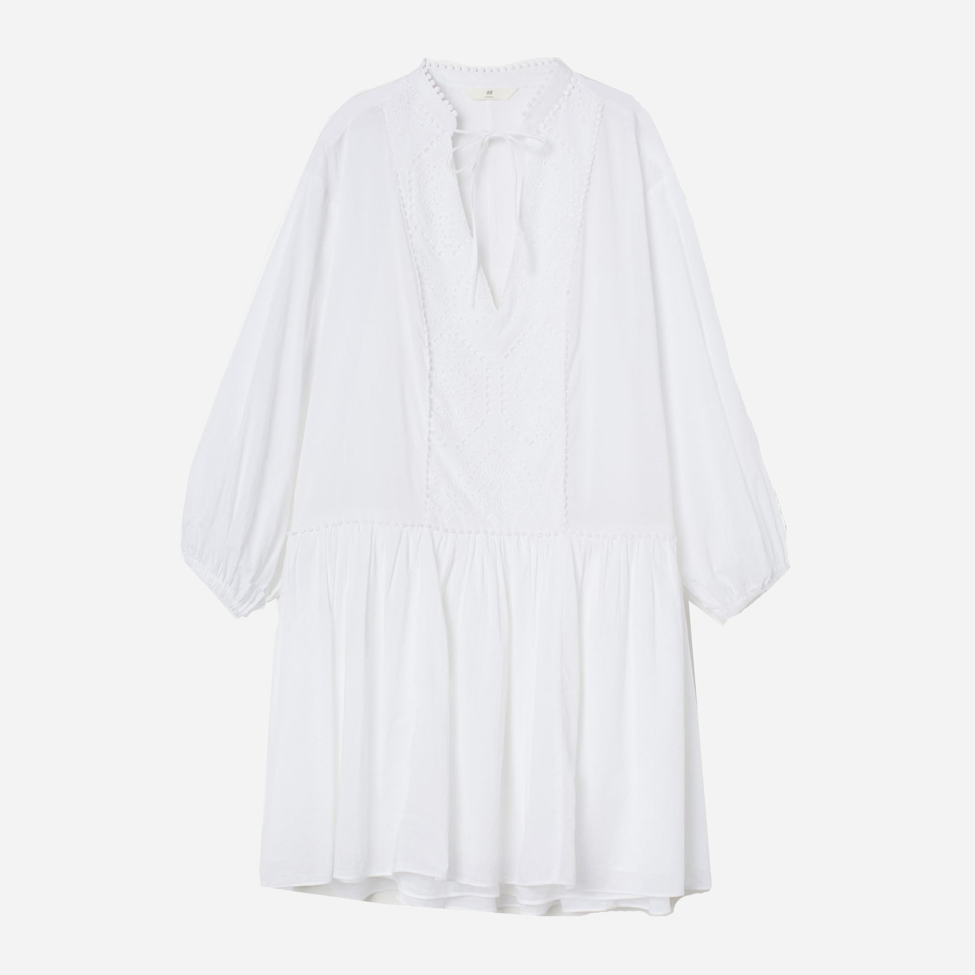 

Платье H&M 0842112-1 XXL Белое (СА2000001879979)