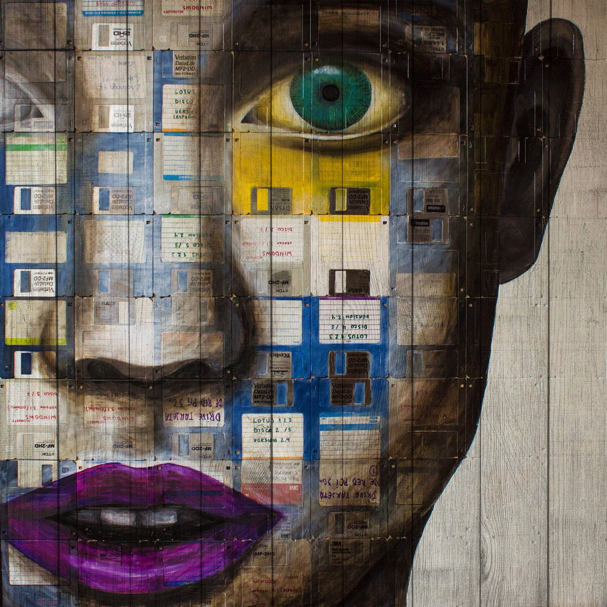 

Картина на дереве Wood Stamp IT 70*70см