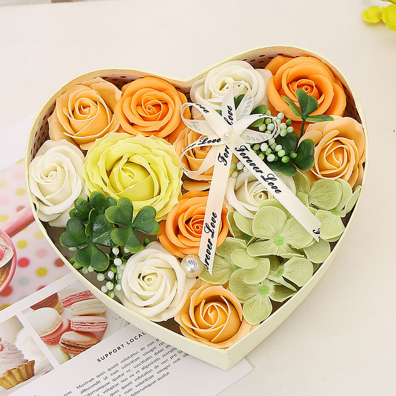 

Набор цветов из мыла "My love" BeriDari Flowers (7395) Orange