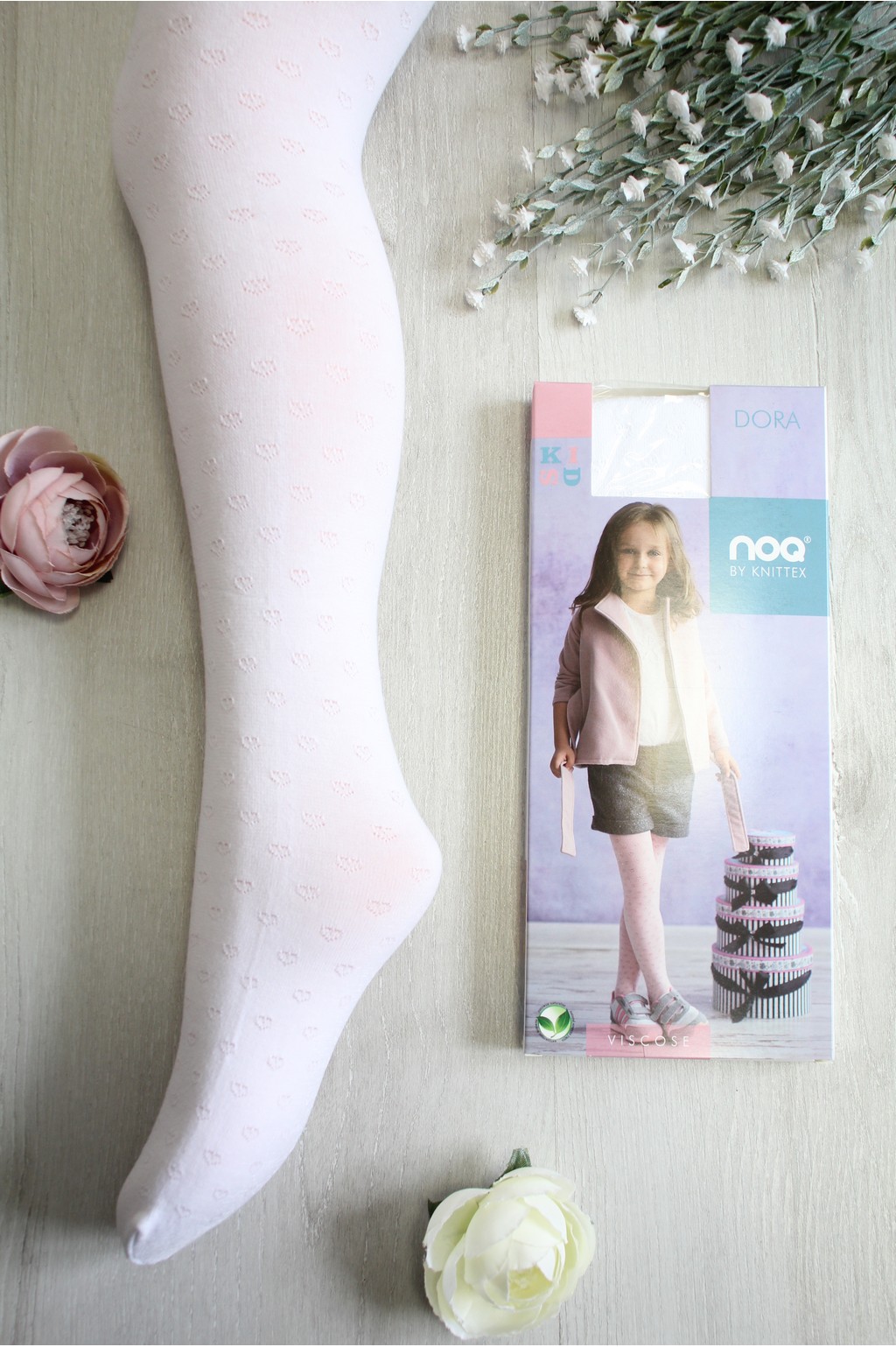

Колготки Knittex 128-134 / 8-9 лет см Белый