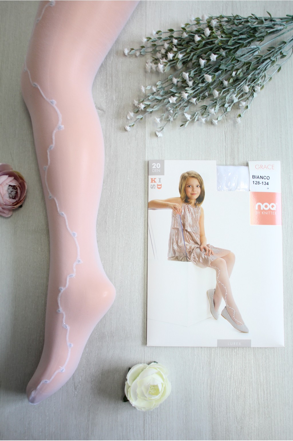 

Колготки Knittex 140-146 / 10-11 лет см Белый