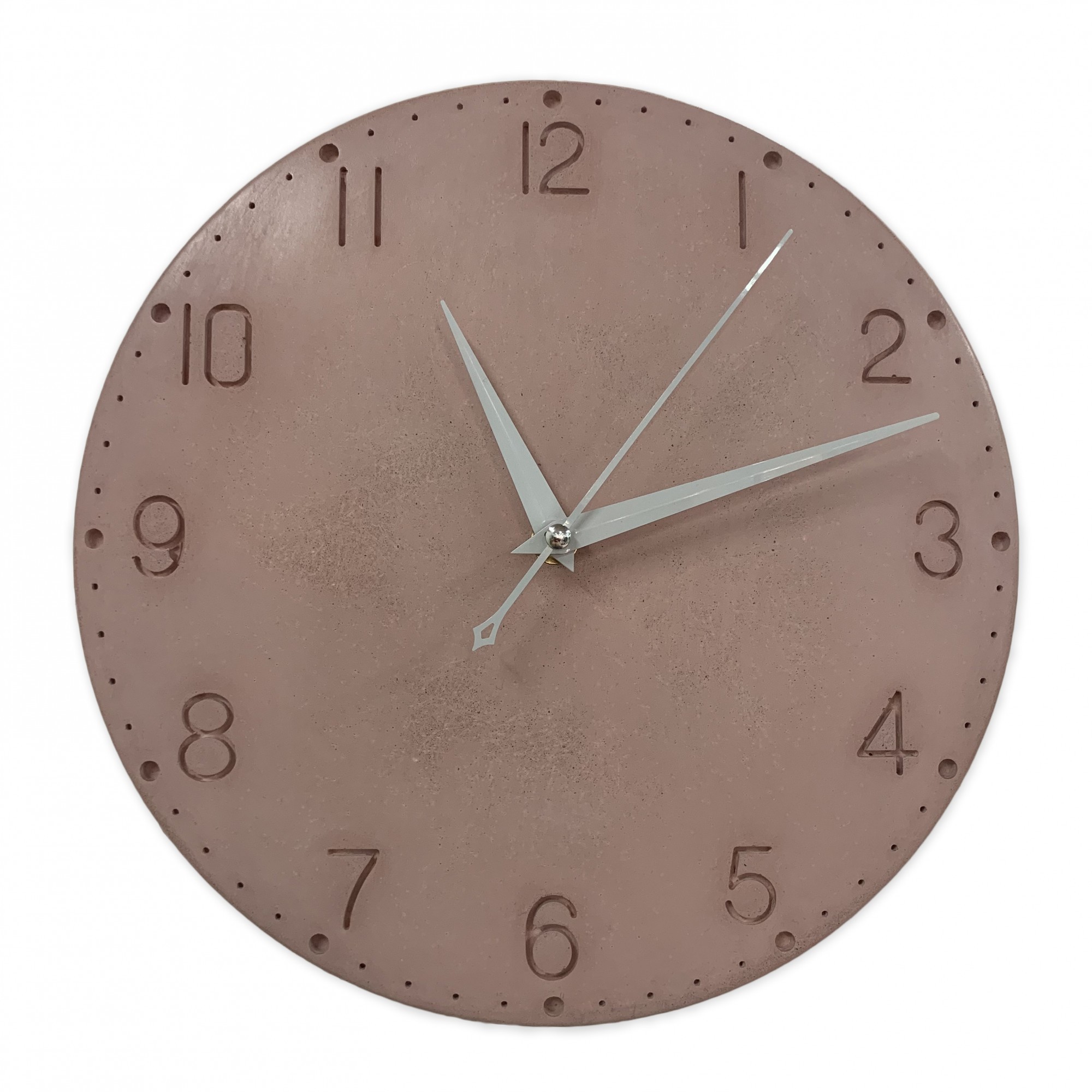 

Бетонные часы Marry Arti "pink" 28см