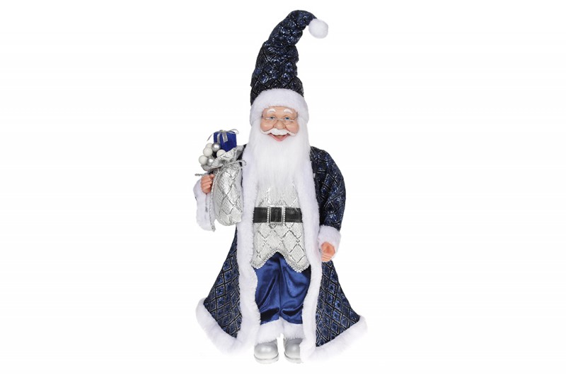 

Новогодняя декоративная игрушка Bon Санта 45см, цвет - синий NY14-533 (IR06658)